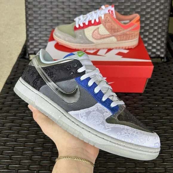 NIKE CLOT x DUNK SP LOW WHAT THE Size 10 - Picture 1 of 6